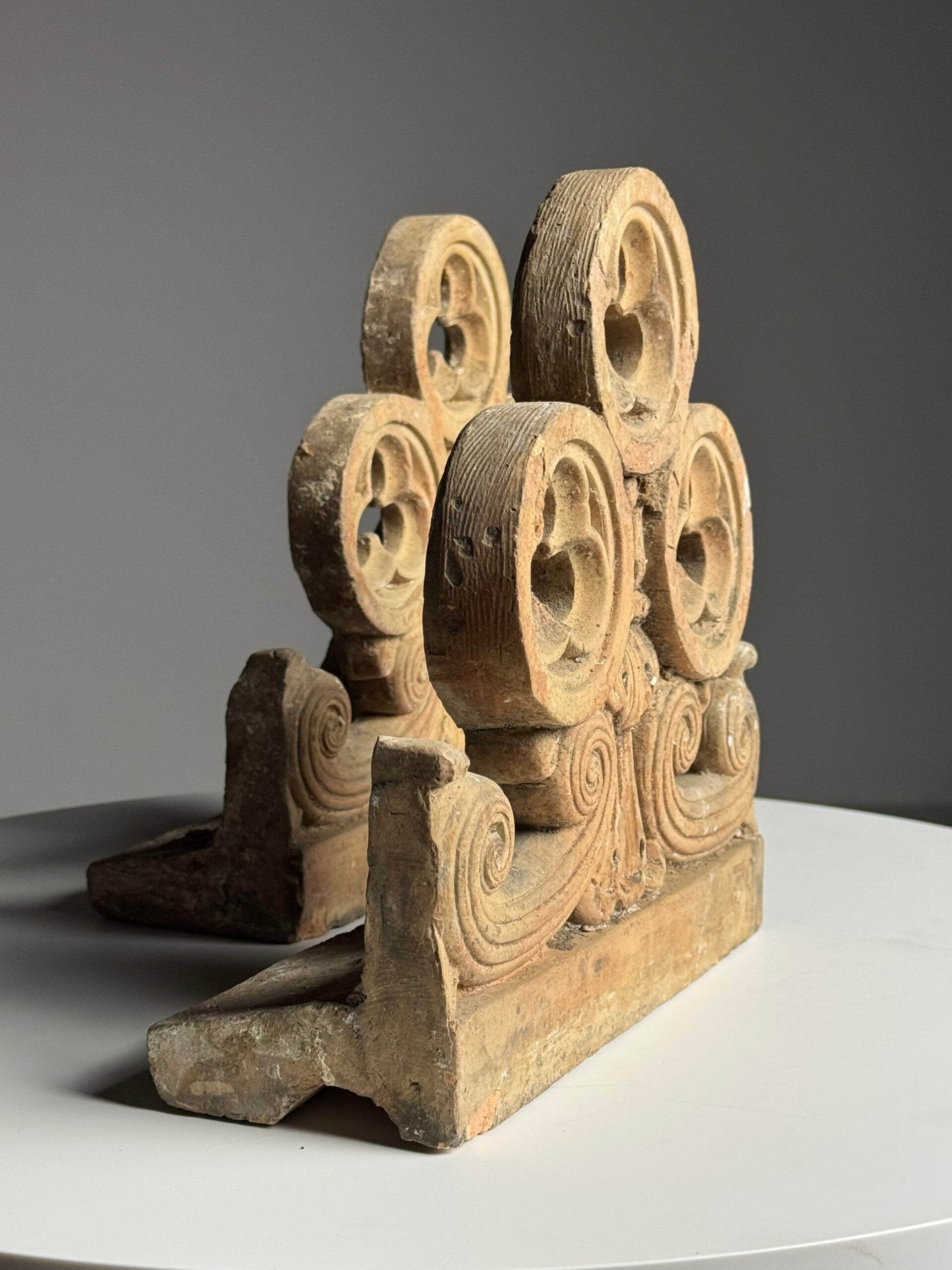 Neogothic terracotta ornaments
