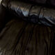 Vintage leather armchair custom-made Chancellor's Bungalow