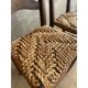 Paire de chaises en paille