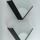 2 triangular wall lights 1980