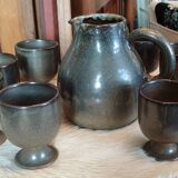 Vintage Orangeade Coffee Service In Ceram Arts Stoneware