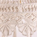 Macrame pendant light