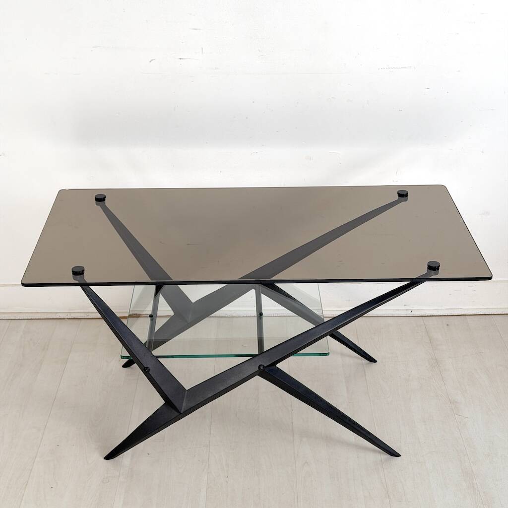 Design coffee table Angelo Ostuni vintage 1950s