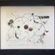 Enhanced etching. The round in the water. Claude BURET (1926-2010)