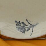 Longchamp earthenware dish cornflower decoration