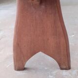 Oak bench.