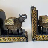 Pair of Unique Decorative Elephant Bookends Made in India