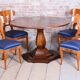 Biedermeier Dining Table in Walnut, Czechia, 1830s