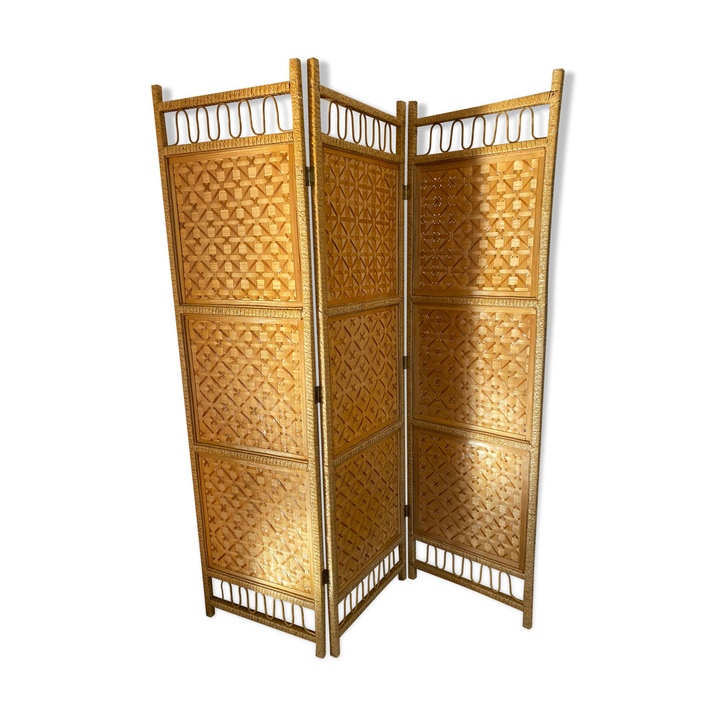 Rattan screen