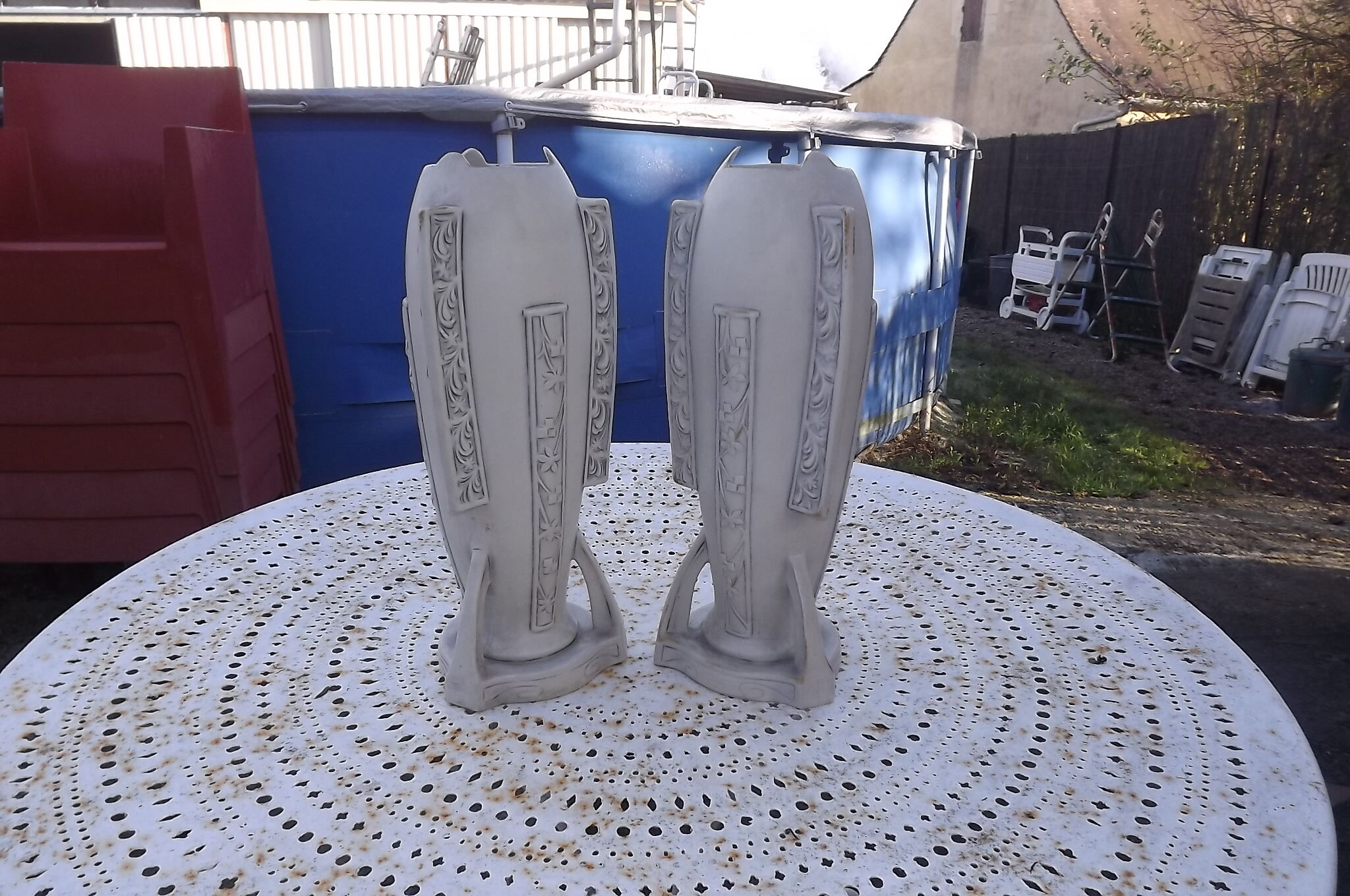 Paire de vases Art-deco Royal Dux