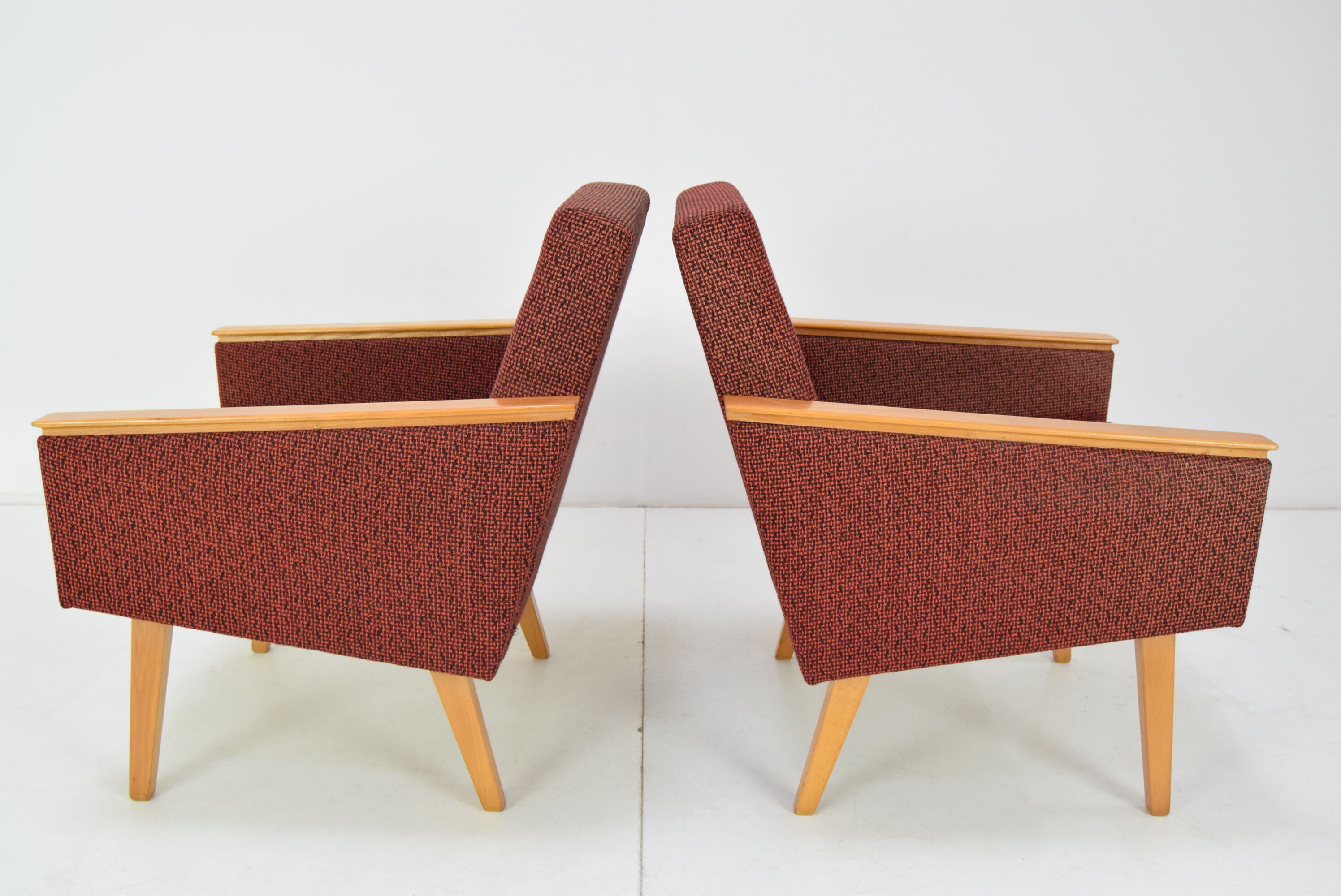 Pair of Mid-century Design Armchairs,1960's.