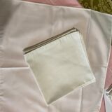 Lot de serviettes satiné blanche