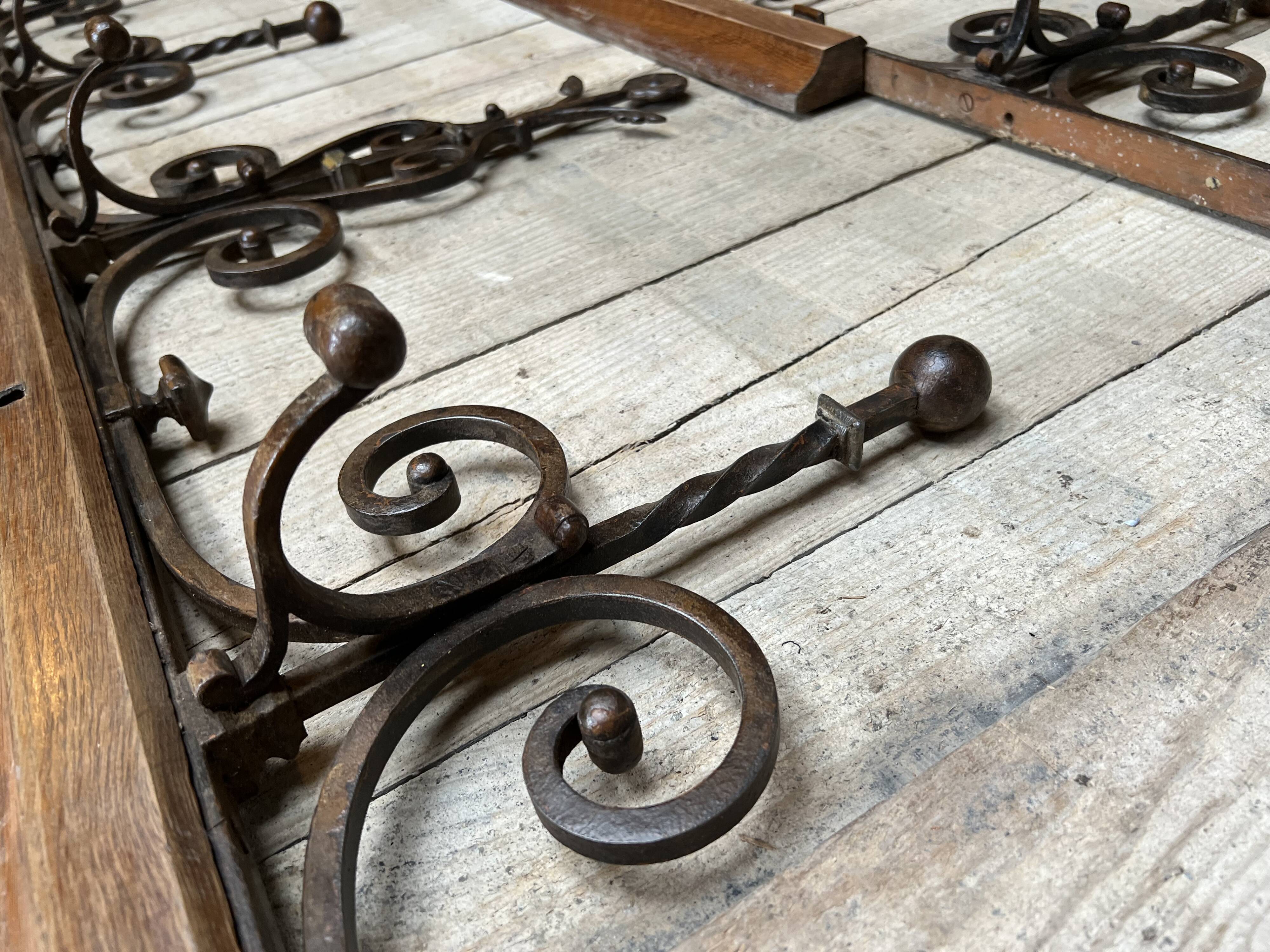 large wall-mounted coat rack