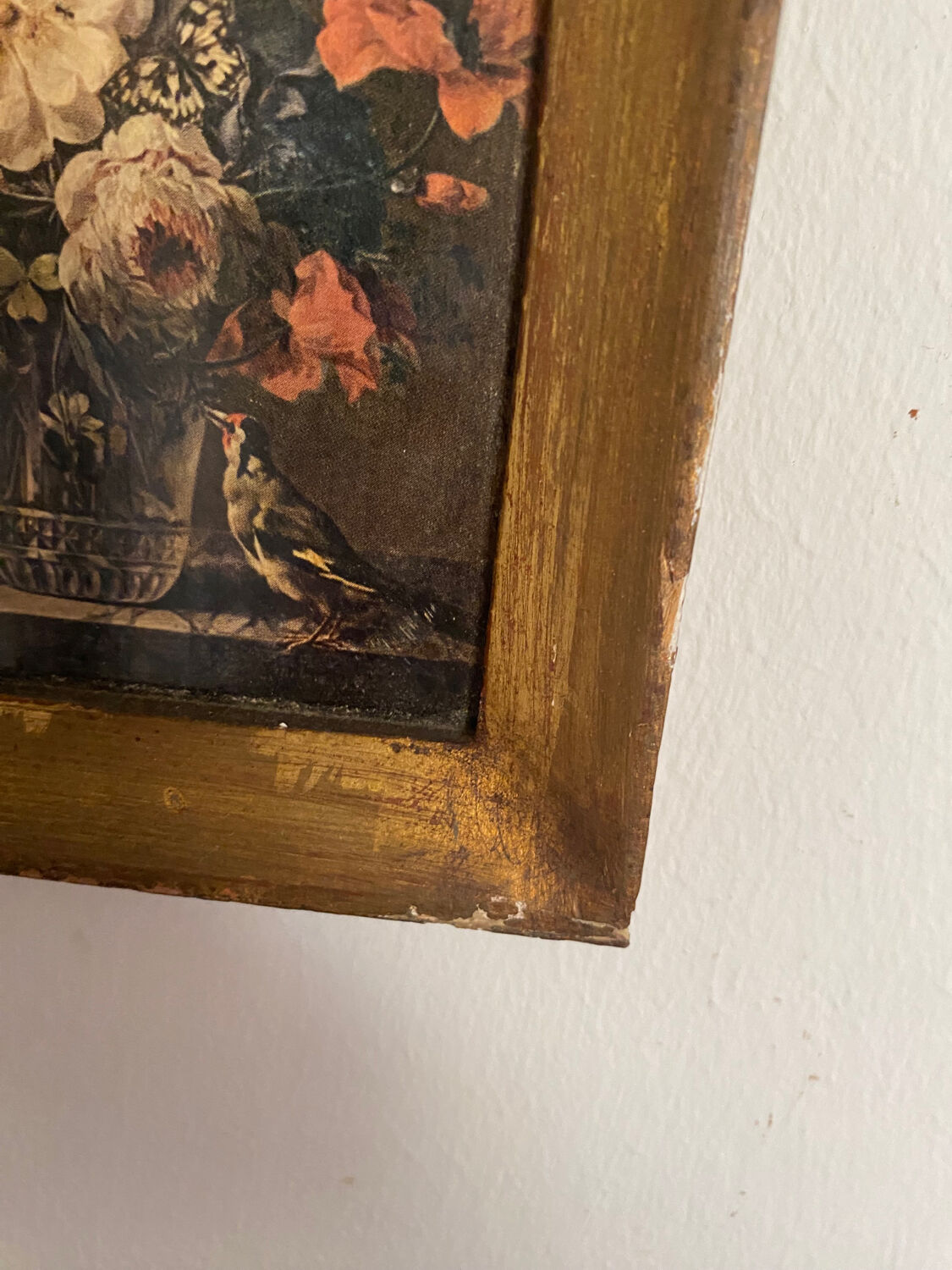 Woodcut of a bouquet of flowers