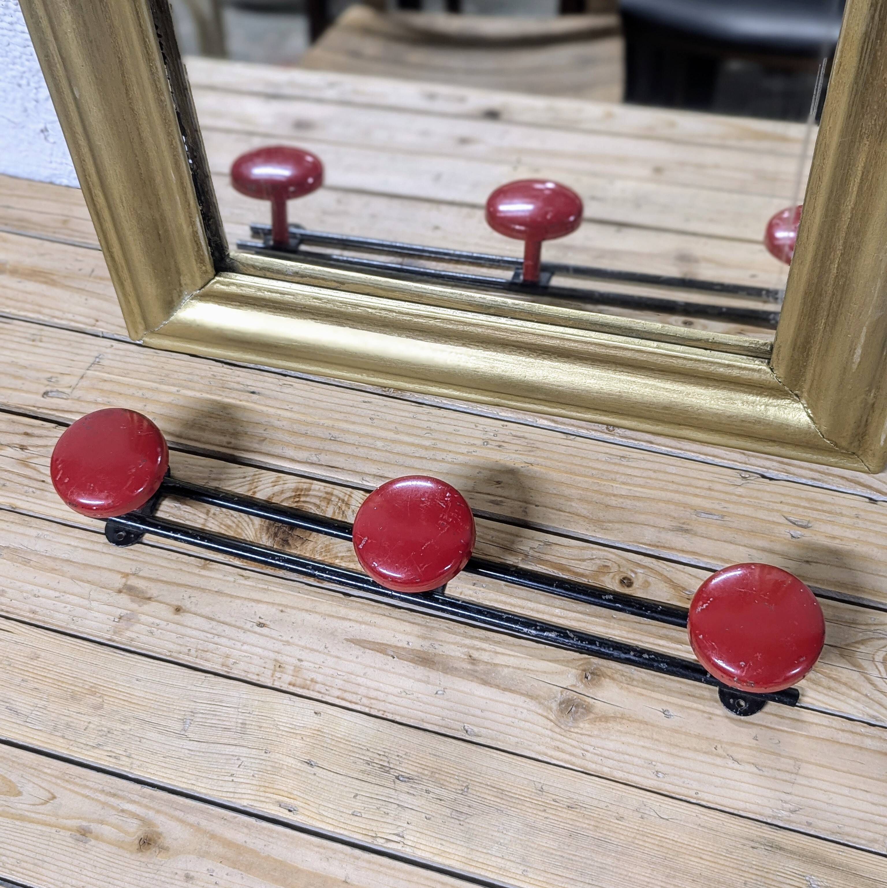 Vintage metal coat rack