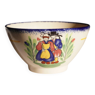 Breton (Quimper) porcelain bowl
