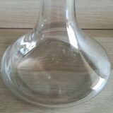 Molded glass decanter