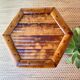 Bamboo plant-holder stool