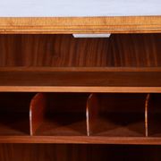 Art Deco Maple Wardrobe by J. Halabala for Up Zavody, Czech, 1930s