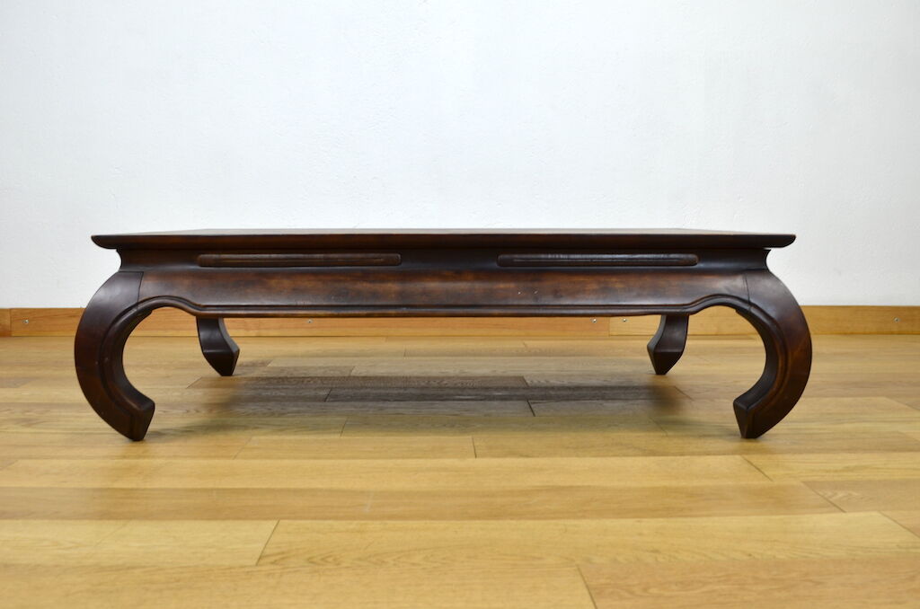 Wooden opium coffee table