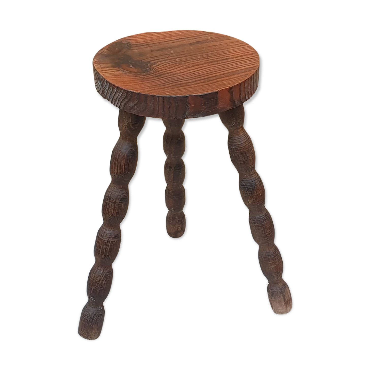 Vintage solid wood tripod tripod