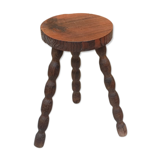 Vintage solid wood tripod tripod
