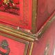 Trumeau with chest of drawers from the mid-20th century in chinoiserie style.