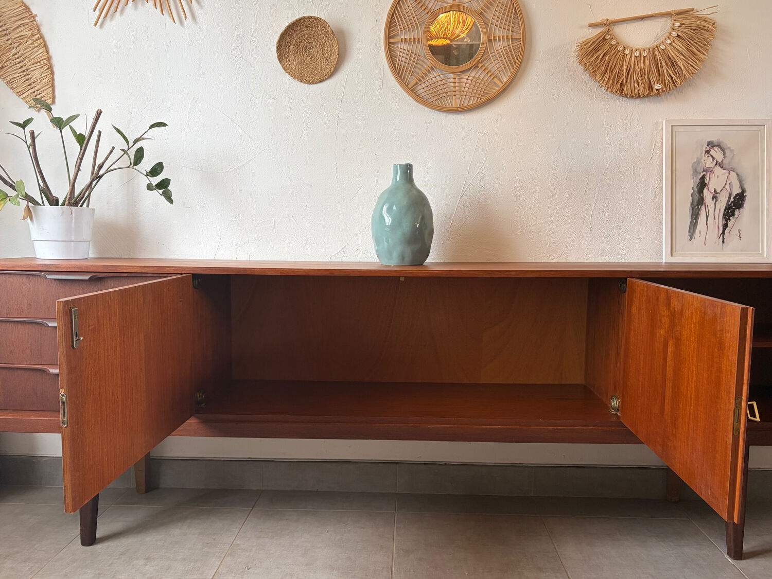 Vintage teak sideboard