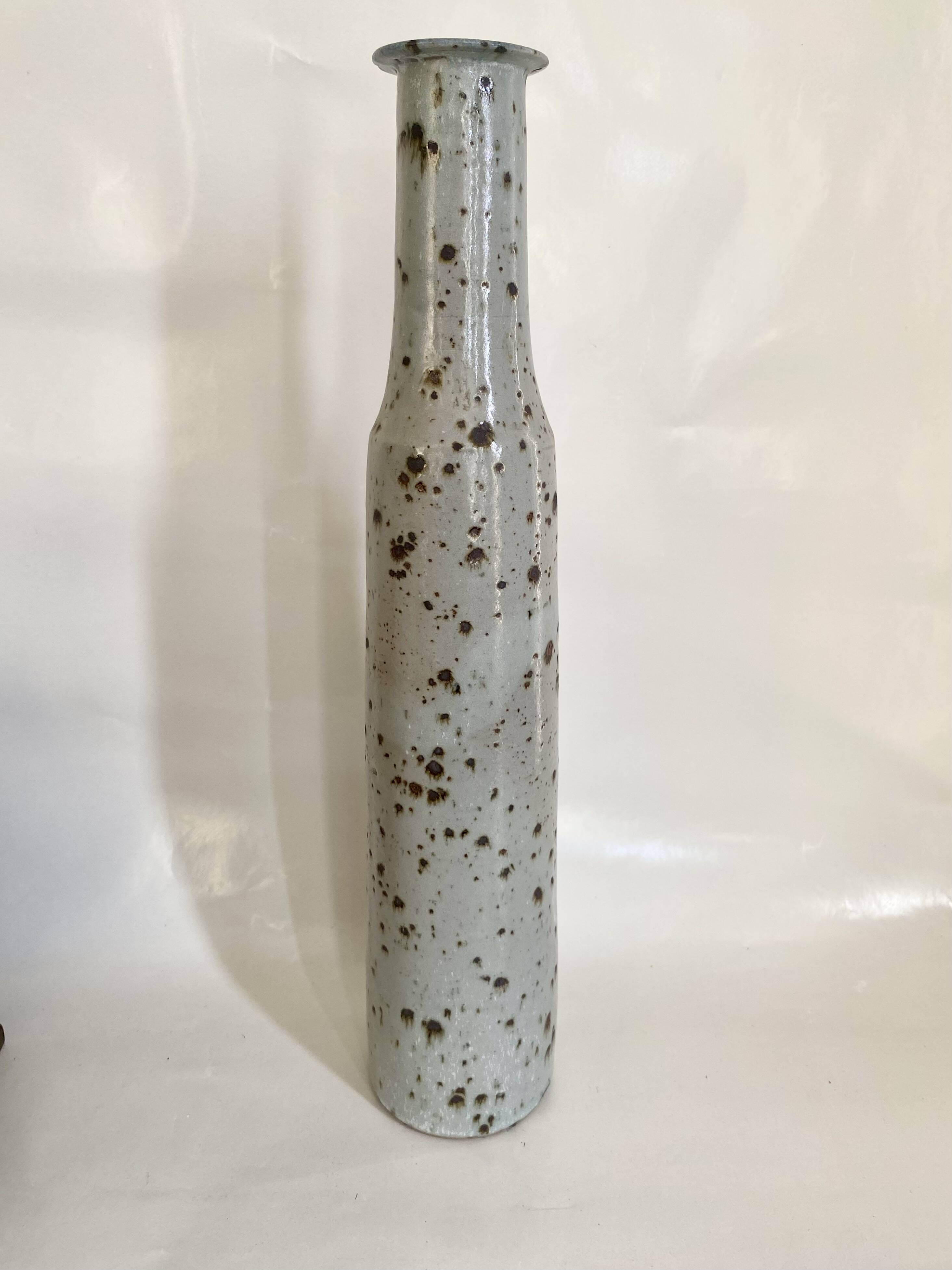 Pyrite ceramic bottle vase 47 cm