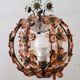 Pendant Lamp In Iron And Murano Glass, Italy Early 20th Century
