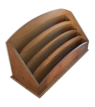 Trieur de courrier en bois vintage | Selency