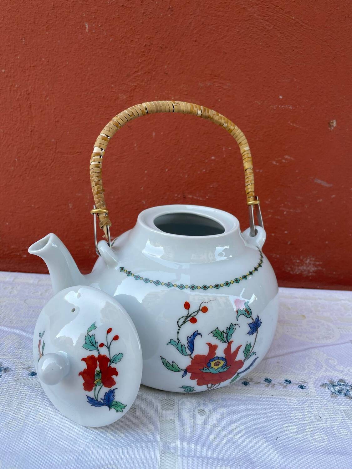 Porcelain teapot