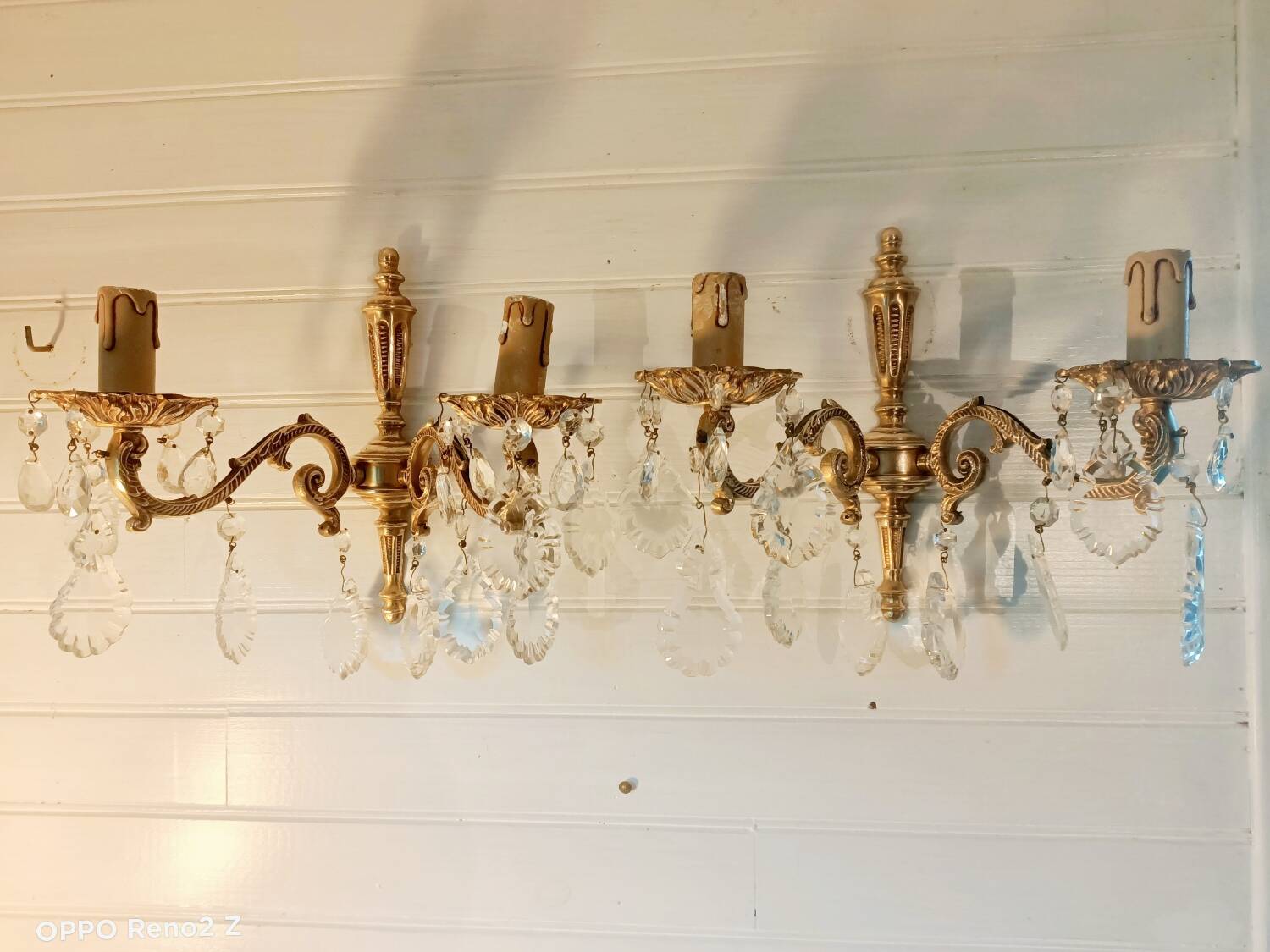 Pair of tassel sconces