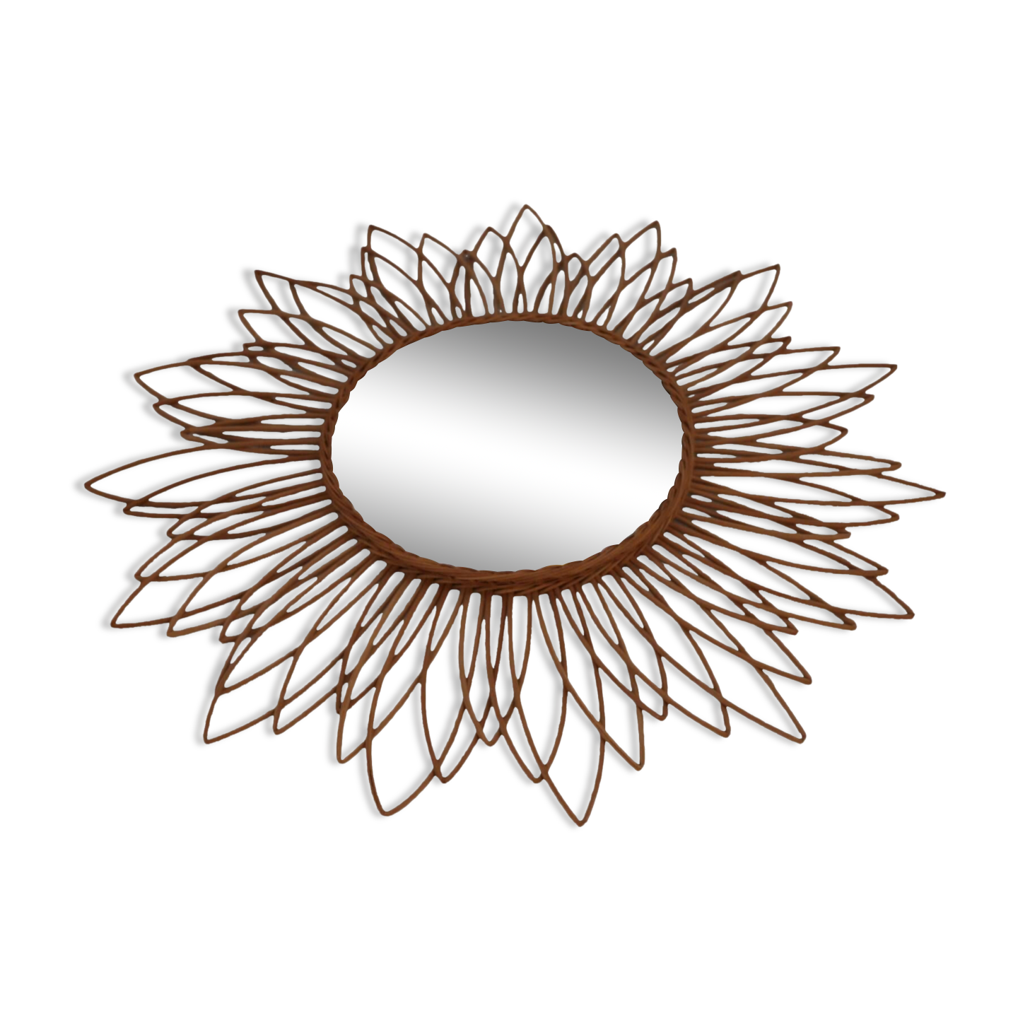 Rattan witch mirror 600mm