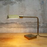 Lampe d'écriture en ottone années '70
