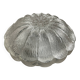 Vintage flower ceiling light or wall sconce in pressed moulded glass.