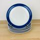 6 Koka ceramic dinner plates by Rörstrand Sweden, Scandinavian