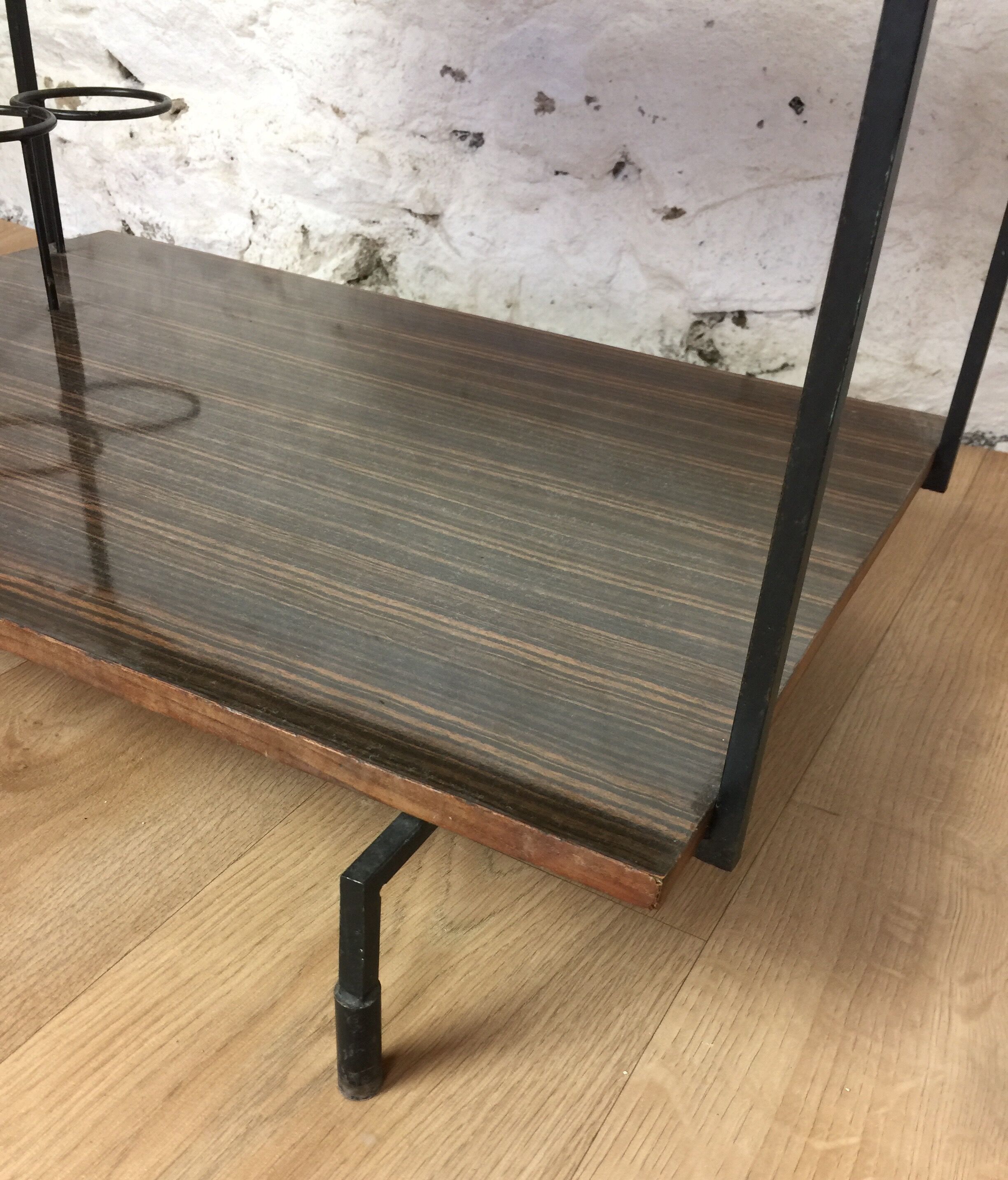 Desserte Metal Bar and 1950s Formica