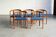 Set of 5 dining chairs by Niels Jorgen Haugesen