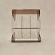 Vintage Plexiglass Newspaper Holder by Michel Dumas