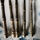 Couverts de table 12 personnes laiton bambou