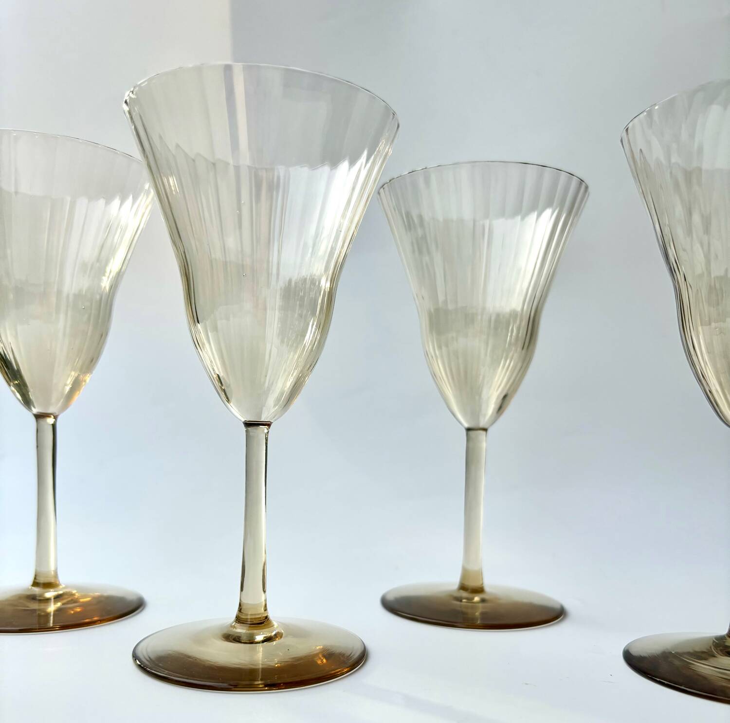 Verres style Gallée