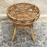 Rattan table 1950