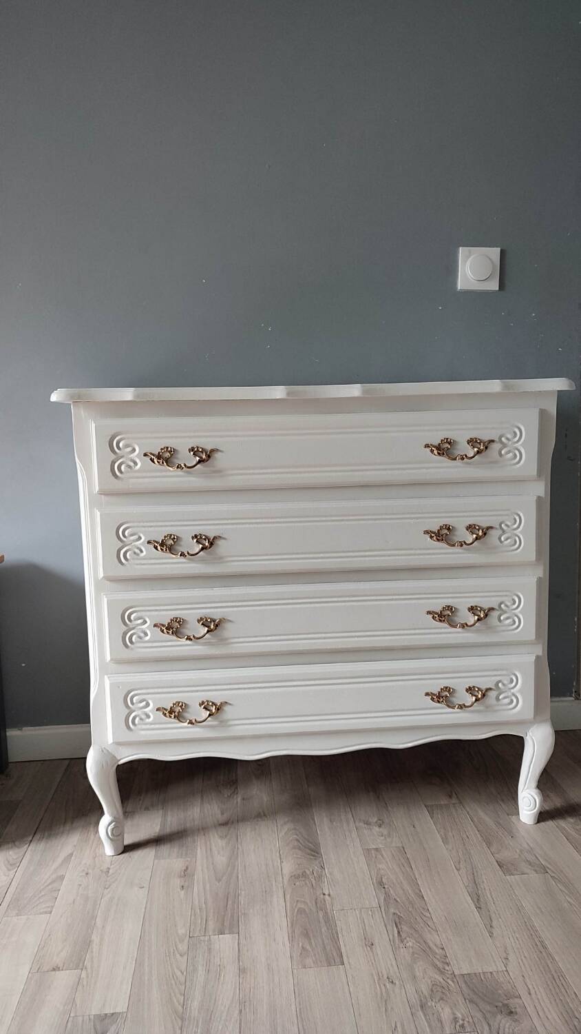 Restored vintage chest of chest