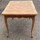 Louis XV extendable dining table from the 20th century, renovated in cherry wood, 140-240cm.