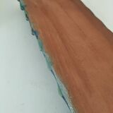 Decorative handcrafted dish – glazed earthenware, marine decor – 80s/90s