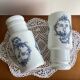 Opal glass jars - vintage