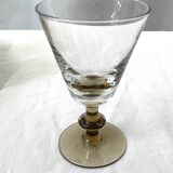 6 shot shot shot glasses in smoked glass in Breizistal Luxe box