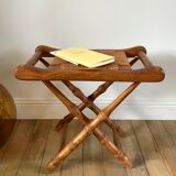 Folding stool in beech wood and mulching years 40-50