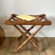 Folding stool in beech wood and mulching years 40-50